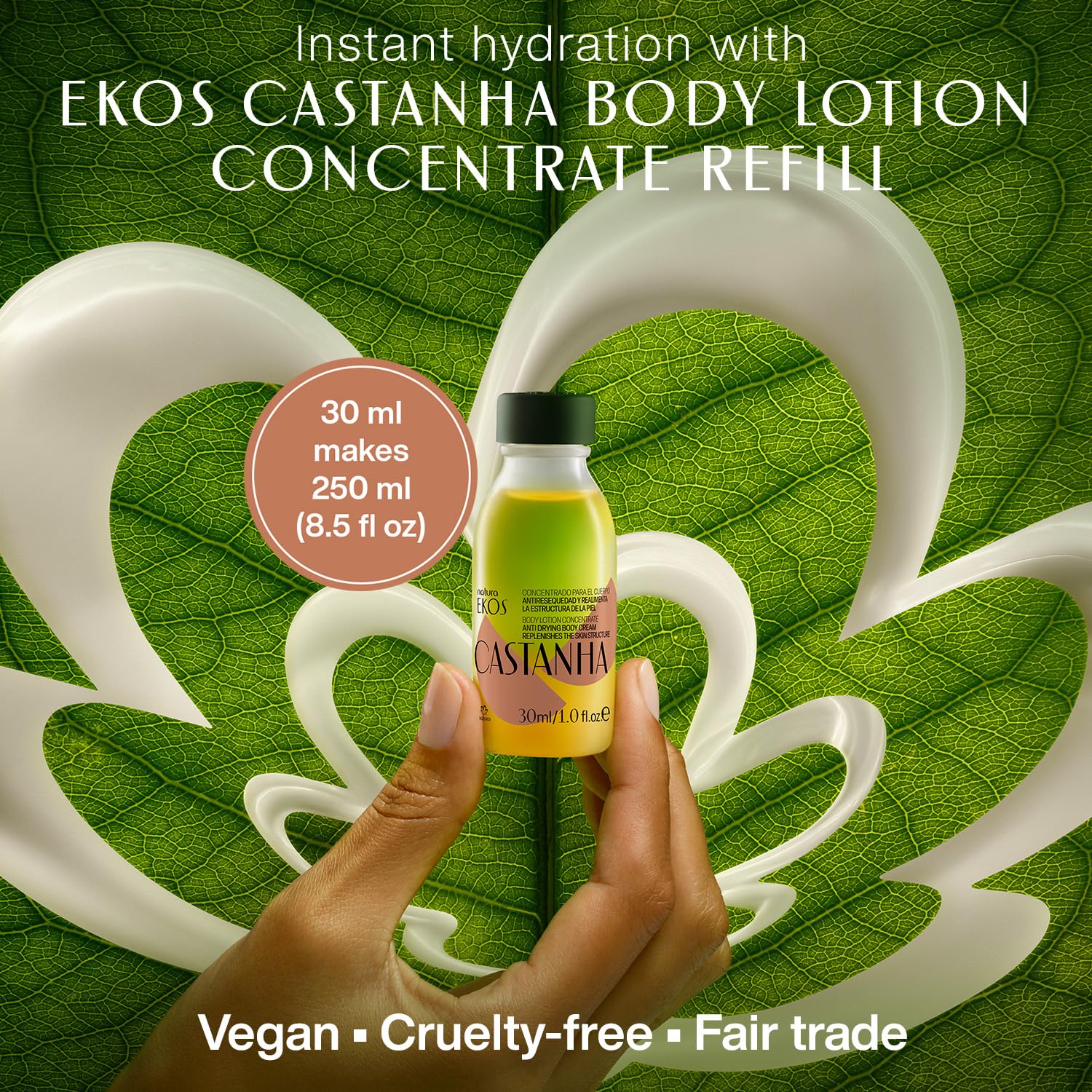Natura - Brazil Nut Body Lotion Concentrate Castanha Refill - Image 6