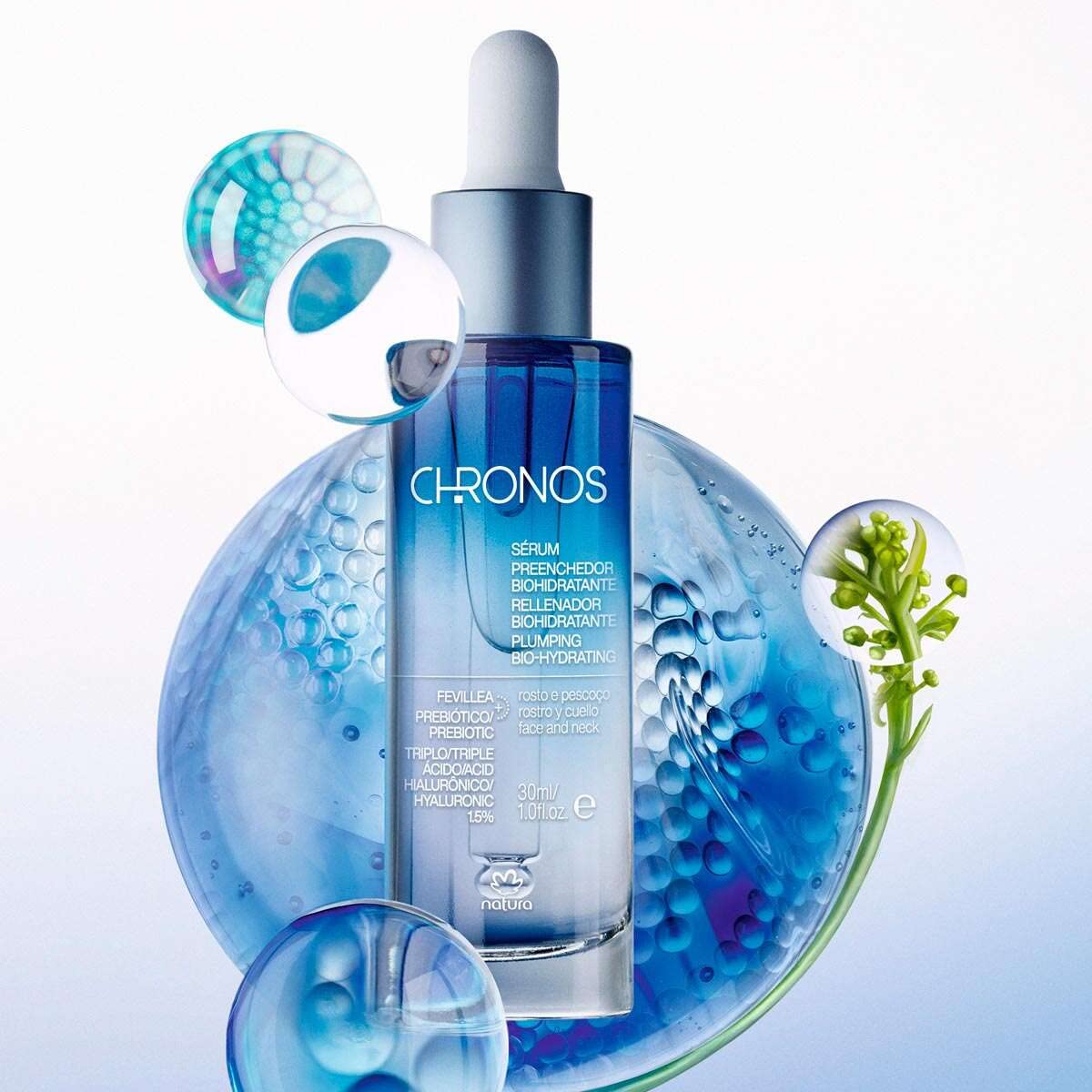 natura - Chronos Aqua Plumping Bio-Hydrating Serum 30ml - Image 4