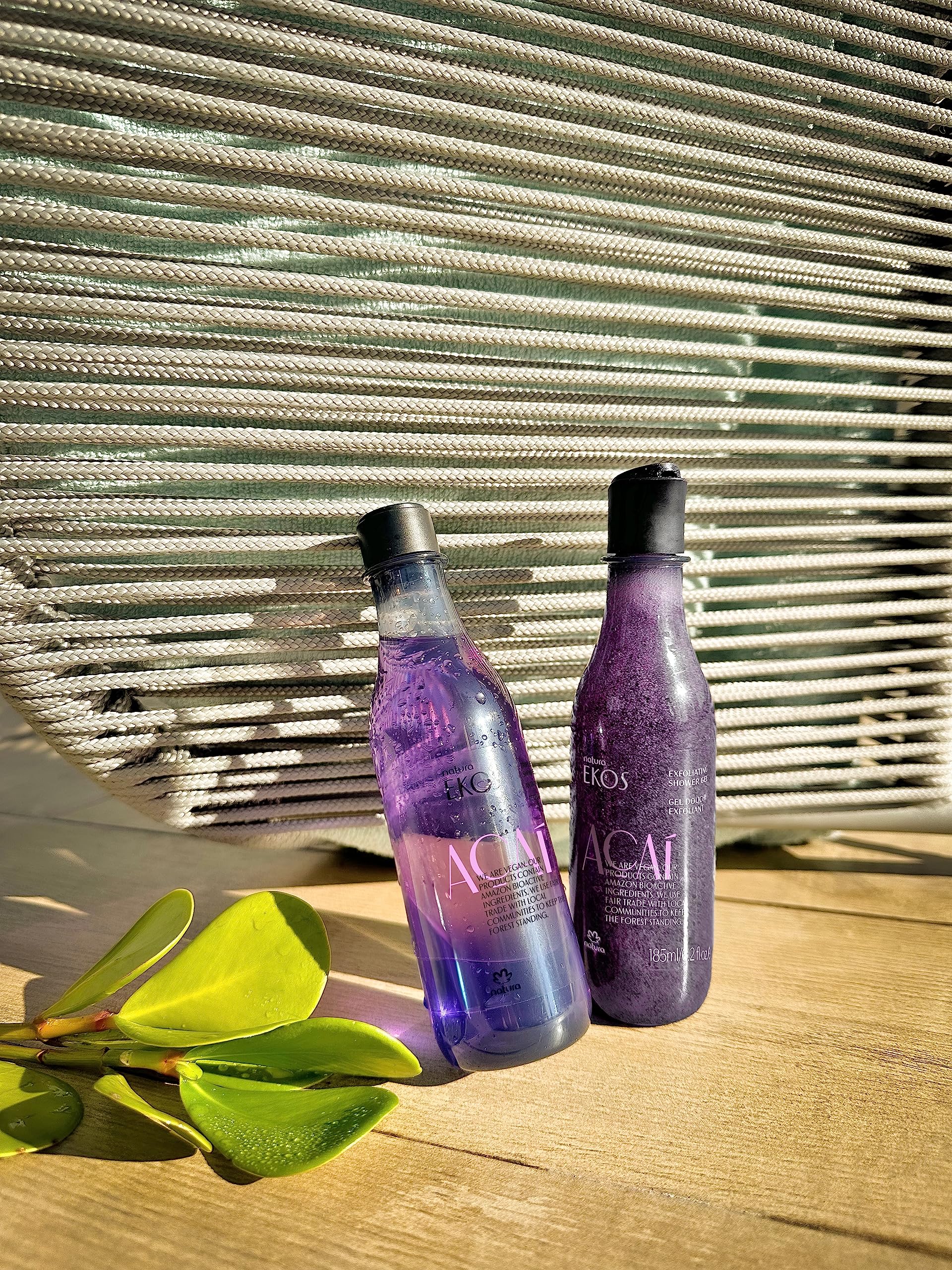 natura - Ekos Açaí Revitalizing Exfoliating Shower Gel - Natural Exfoliants - Removes Impurities - Body Wash - Vegan Skin Care - Brazilian Beauty Secrets - Self Care & Body Care - 6.2 fl oz (185ml) - Image 8