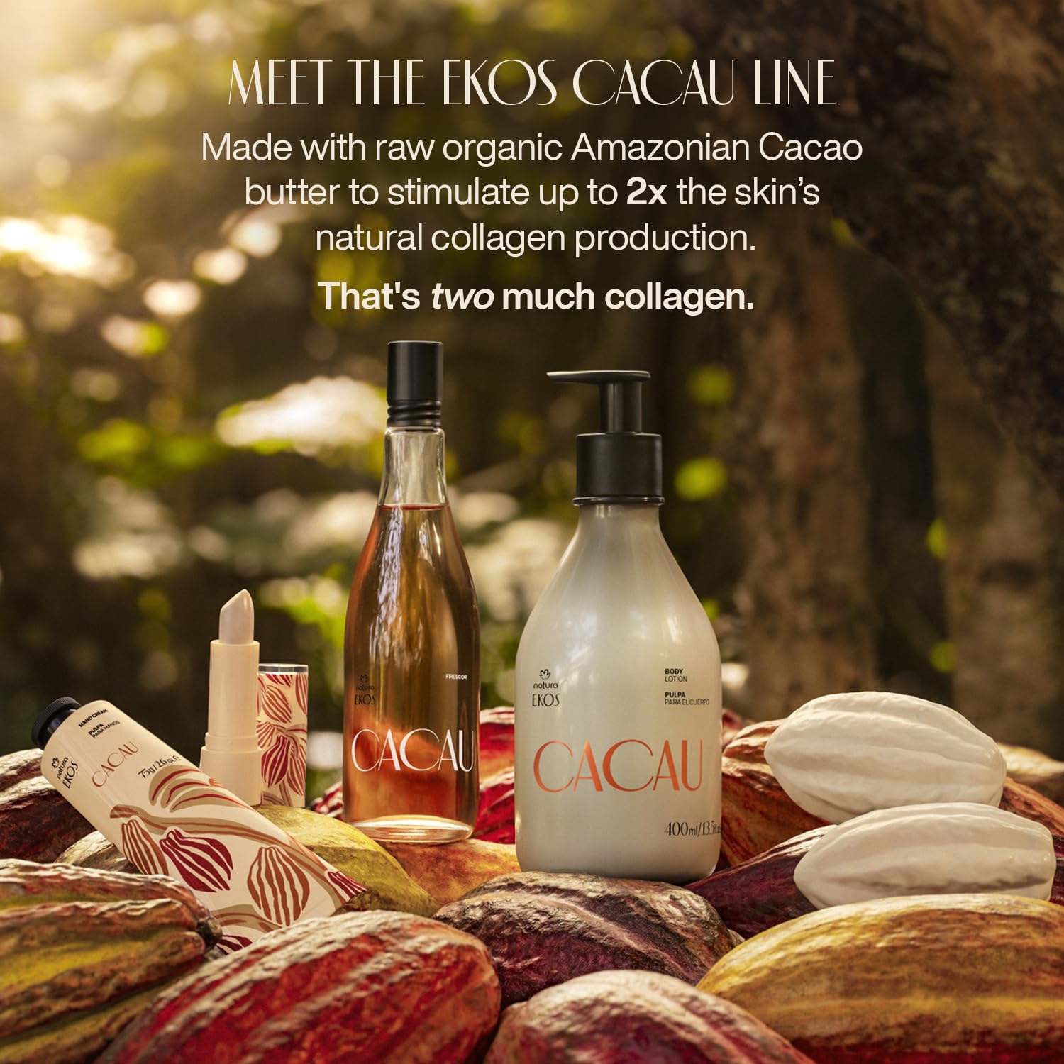 Natura - Cacau Bar Soap Set - Moisturizing Cocoa Butter Soap for Dry Skin – Rich Creamy Lather, Nourishing & Vegan Body Cleanser – Brazilian Natural Bath Soap, 4 Pack - 3.5 oz Each (100g) - Image 6