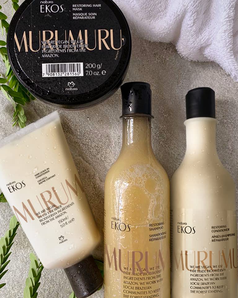 Natura – Murumuru Hair Care Bundle– Anti-Damage Shampoo + Restoring Conditioner – Repair for Dry, Damaged Hair – Strengthening & Moisturizing Vegan Hair Care – Brazilian Beauty Secrets – 10.1 fl oz - Image 9