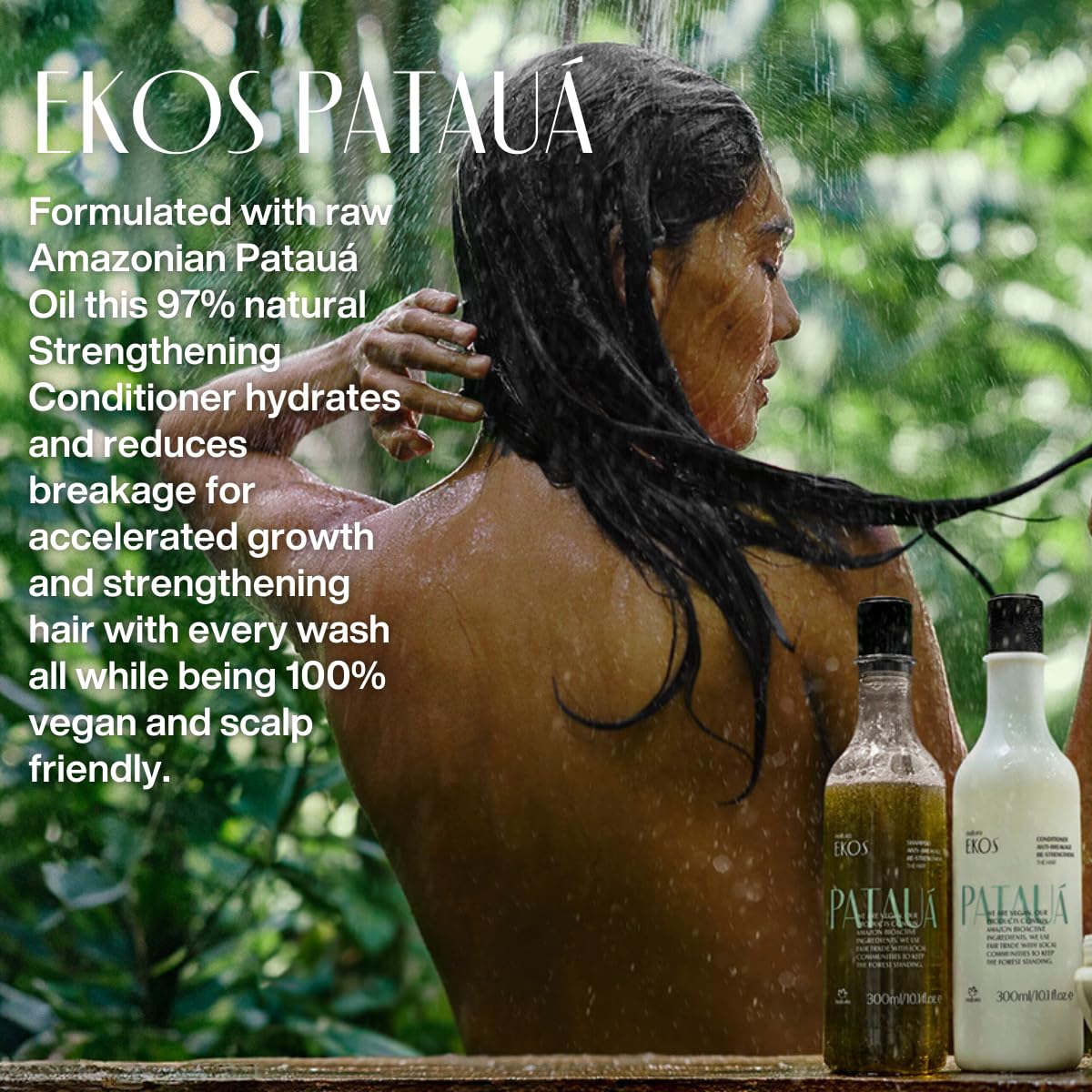 Natura - Ekos Patauá Hair Anti-Breakage Re-Strengthening Conditioner - Hair Loss - Fortify Roots & Strands - Vegan Hair Care - Brazilian Beauty Secrets - Personal & Self Care - 10.1 fl oz (300ml) - Image 5