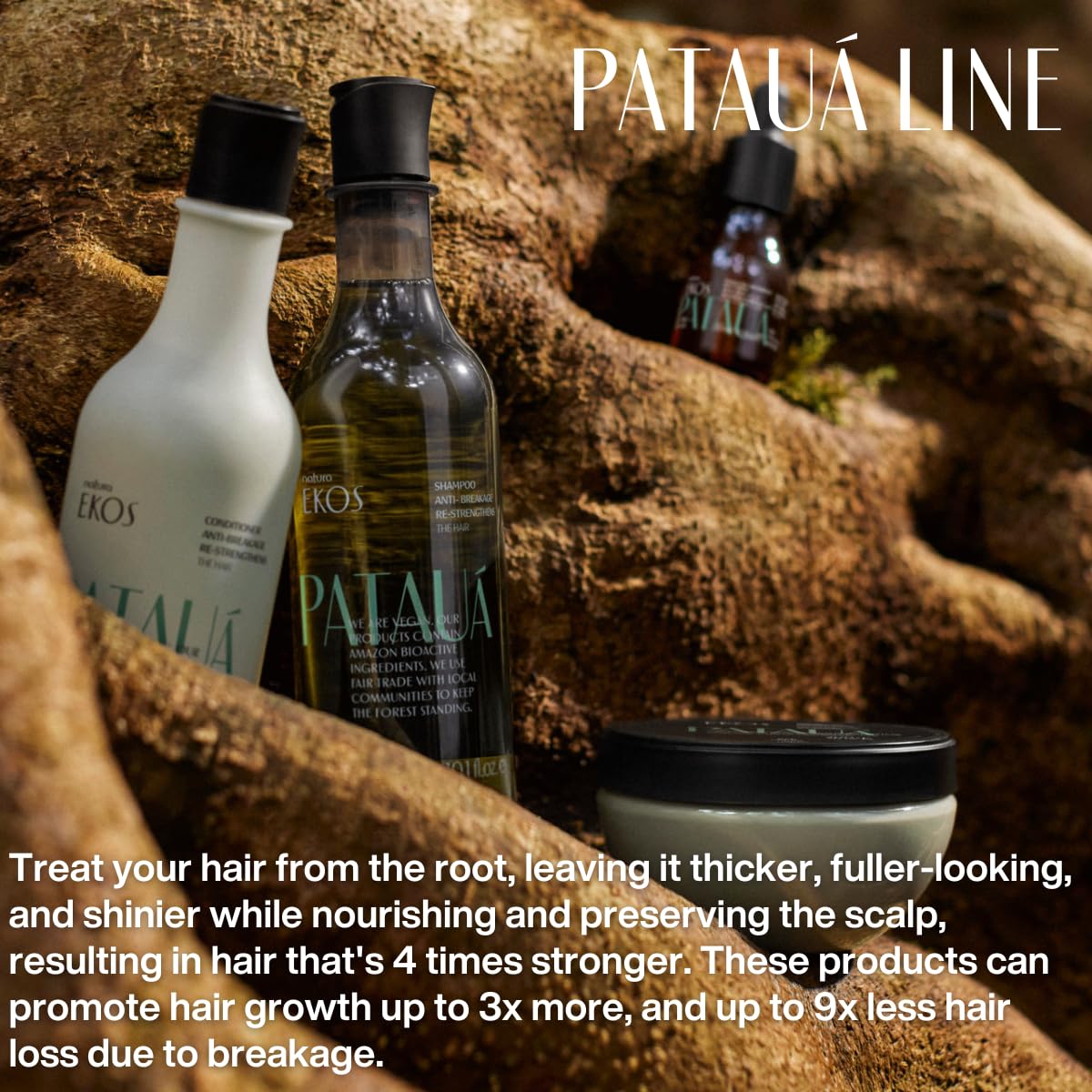 Natura - Ekos Patauá Hair Anti-Breakage Re-Strengthening Conditioner - Hair Loss - Fortify Roots & Strands - Vegan Hair Care - Brazilian Beauty Secrets - Personal & Self Care - 10.1 fl oz (300ml) - Image 6