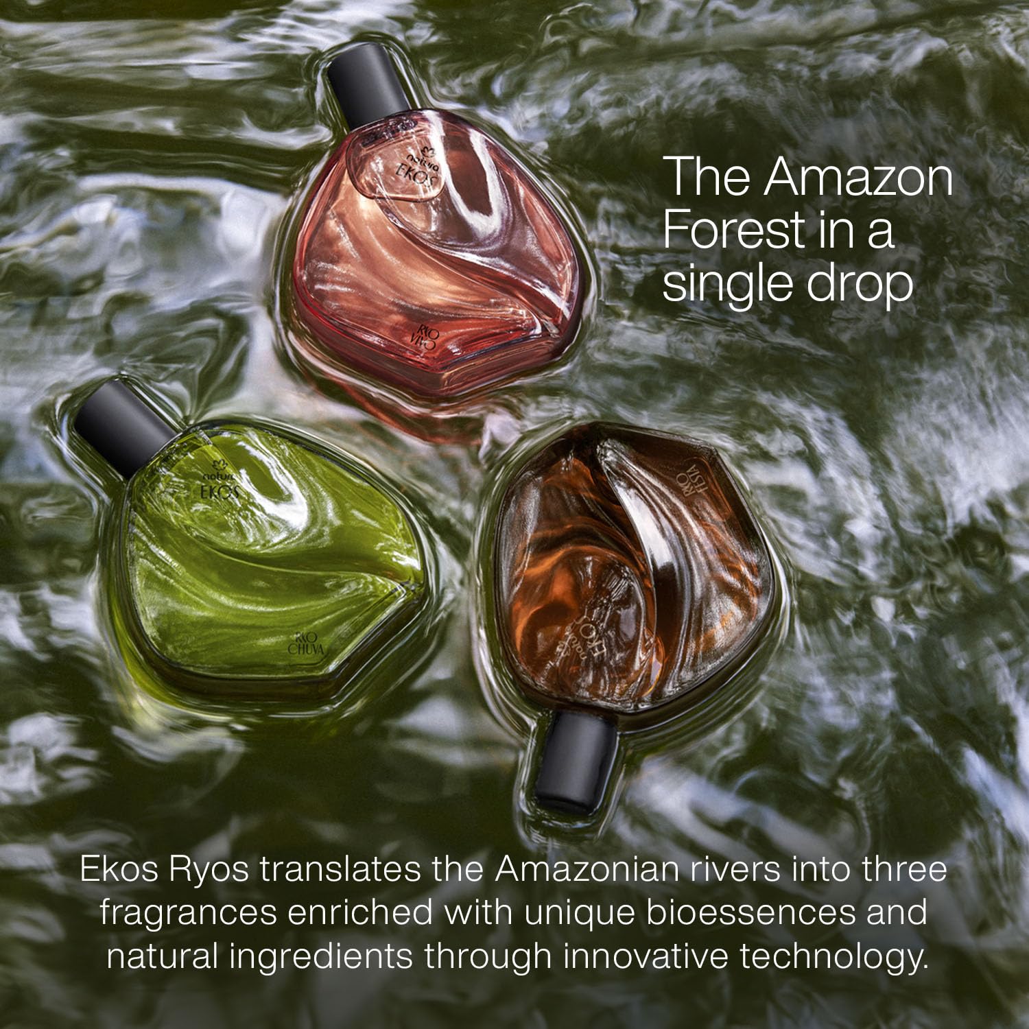 Natura - Ekos Ryo Chuva Eau de Toilette Aquatic Citrus Unisex Fragrance 75ml - Inspired by The Amazonian Rivers - Notes of Mandarin, River & Rain, Jasmine Sambac, Rose, Vetiver & Musk - Image 5