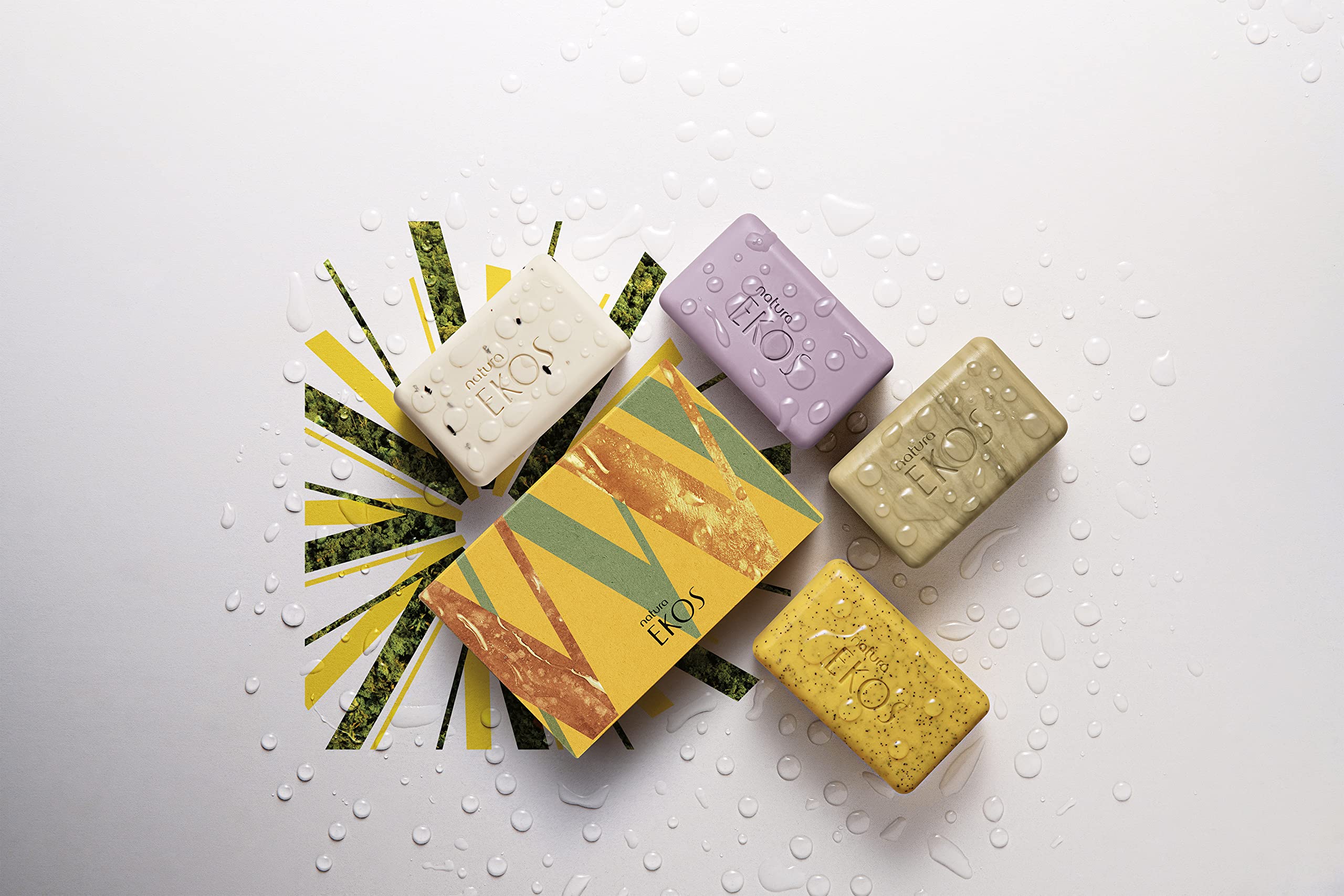 natura - Exfoliating Bar Soap Set – Natural Amazonian Body Soap with Brazil Nut, Andiroba, Açaí & Passion Fruit – Vegan Moisturizing Cleansing Bars – 4 Pack (3.5 oz Each) - Image 4