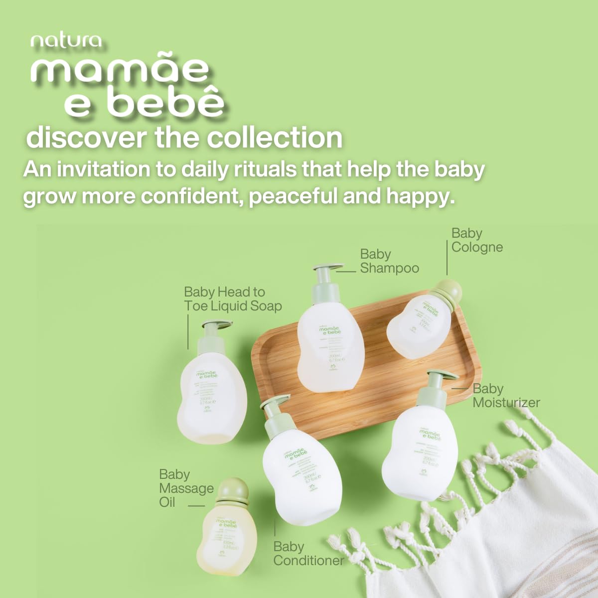 Natura - Mamãe e Bebê Baby Head to Toe Liquid Soap with Refill - Multipurpose Wash - 100% Vegan - 98.5% Natural Origin - All Skin Types - Cruelty Free - Baby Essentials - 6.7 fl oz (200ml) - Image 6