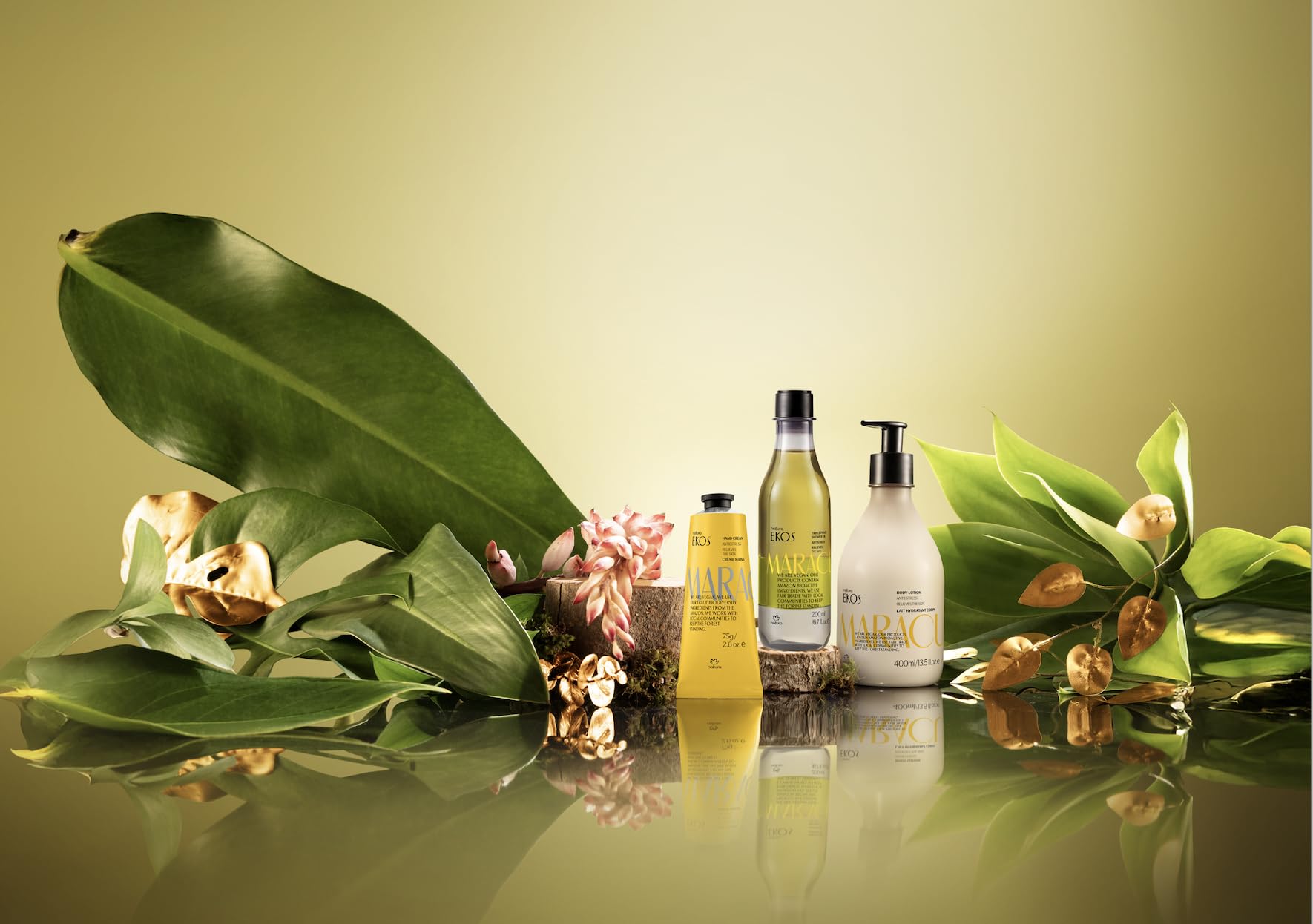 Natura – Passion Fruit Anti-Stress Holiday Gift Set – Maracujá Body Lotion, Shower Oil & Hand Cream – Hydrating & Soothing Skincare Gift – Vegan, Natural & Sustainable Brazilian Beauty – 3-Piece Set - Image 3