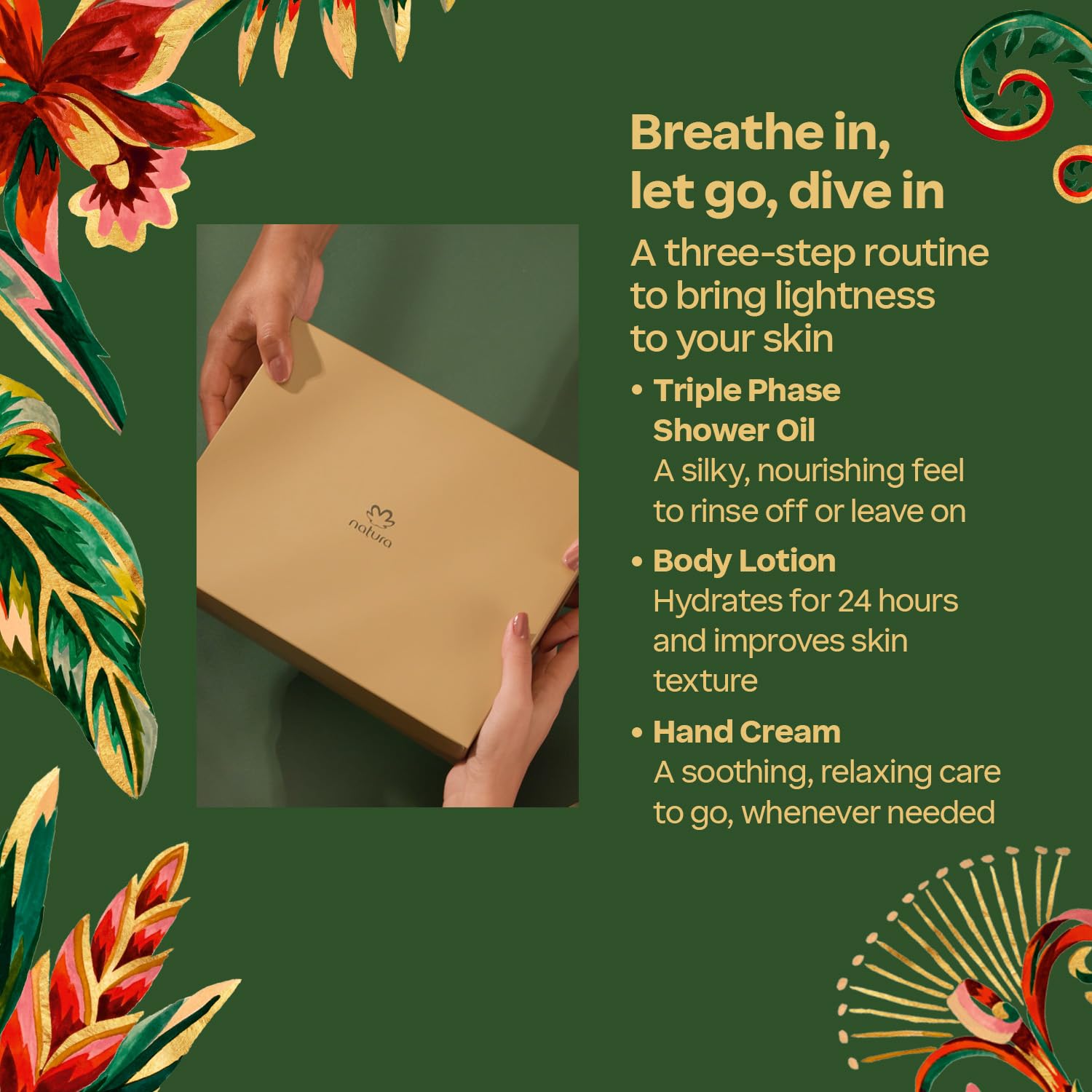 Natura – Passion Fruit Anti-Stress Holiday Gift Set – Maracujá Body Lotion, Shower Oil & Hand Cream – Hydrating & Soothing Skincare Gift – Vegan, Natural & Sustainable Brazilian Beauty – 3-Piece Set - Image 6